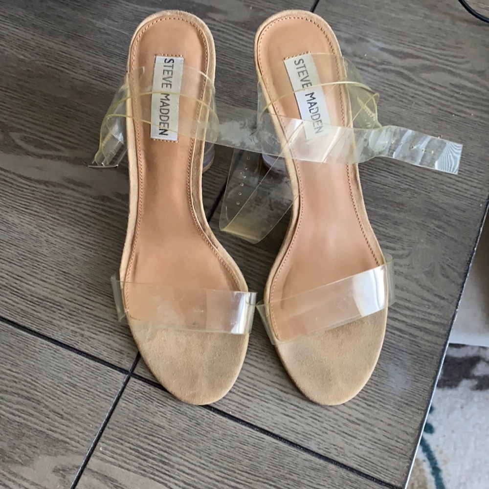 Steve Madden clear sandal